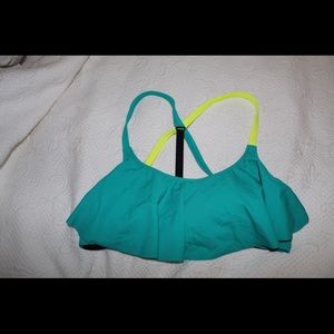 PINK brand bikini top with strap of back